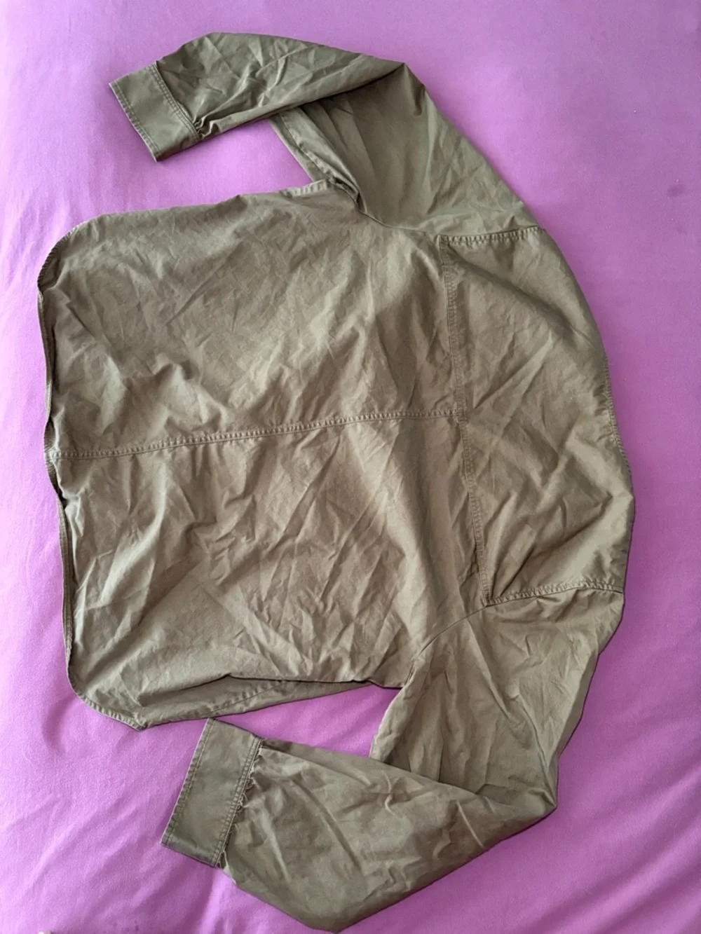 COS Olive-Brown Utility Shirt Jacket - Picture 4 of 5